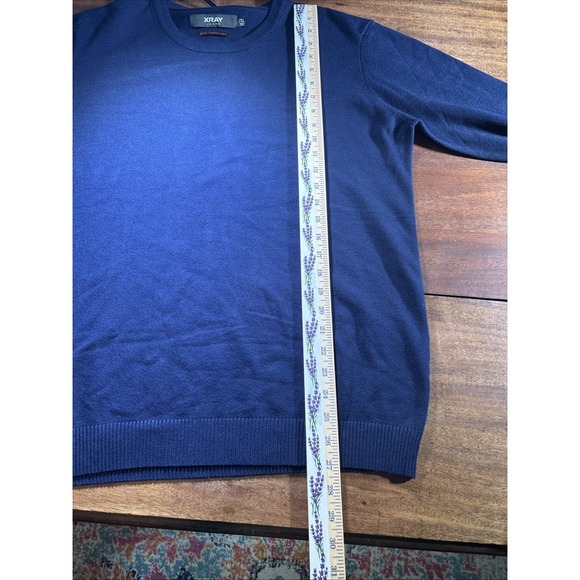 XRay Jeans Slim Fit Premium Comfort Blue Crew Neck Sweater Sz 2XL - Picture 10 of 11